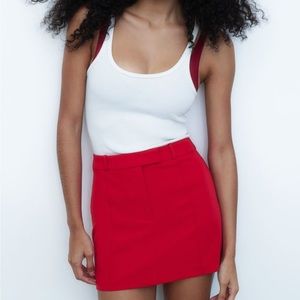 H&M Red Skirt